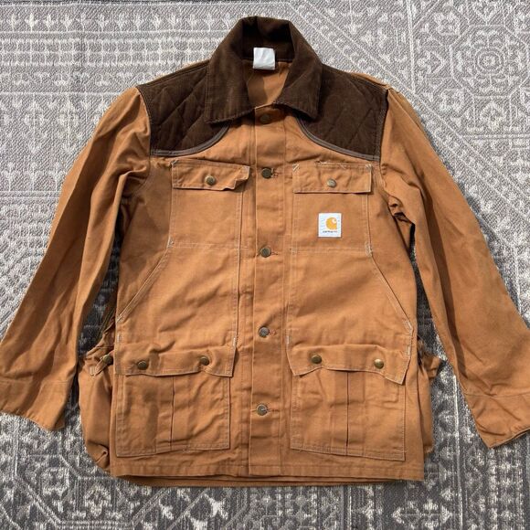 Vintage Carhartt USA Made Canvas Duck Hunting Jacket Coat - Picture 1 of 11